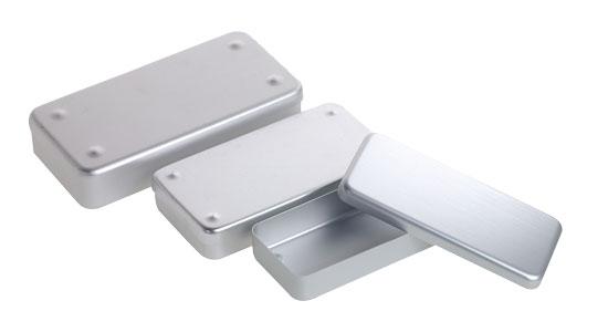 Boîte rectangulaire en aluminium, 180 x 90 x 40 mm